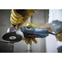 Factory Reconditioned Bosch 120V 13 Amp 5 in. Corded Angle Grinder with Brake and No Lock-On Paddle Switch