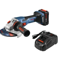 Factory Reconditioned Bosch 18V PROFACTOR Brushless Connected-Ready Lithium-Ion 5 in. - 6 in. Cordless Angle Grinder Kit with Slide Switch (8 Ah)