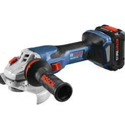Factory Reconditioned Bosch 18V PROFACTOR Brushless Connected-Ready Lithium-Ion 5 in. - 6 in. Cordless Angle Grinder Kit with Slide Switch (8 Ah)