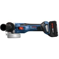 Factory Reconditioned Bosch 18V PROFACTOR Brushless Connected-Ready Lithium-Ion 5 in. - 6 in. Cordless Angle Grinder Kit with Slide Switch (8 Ah)
