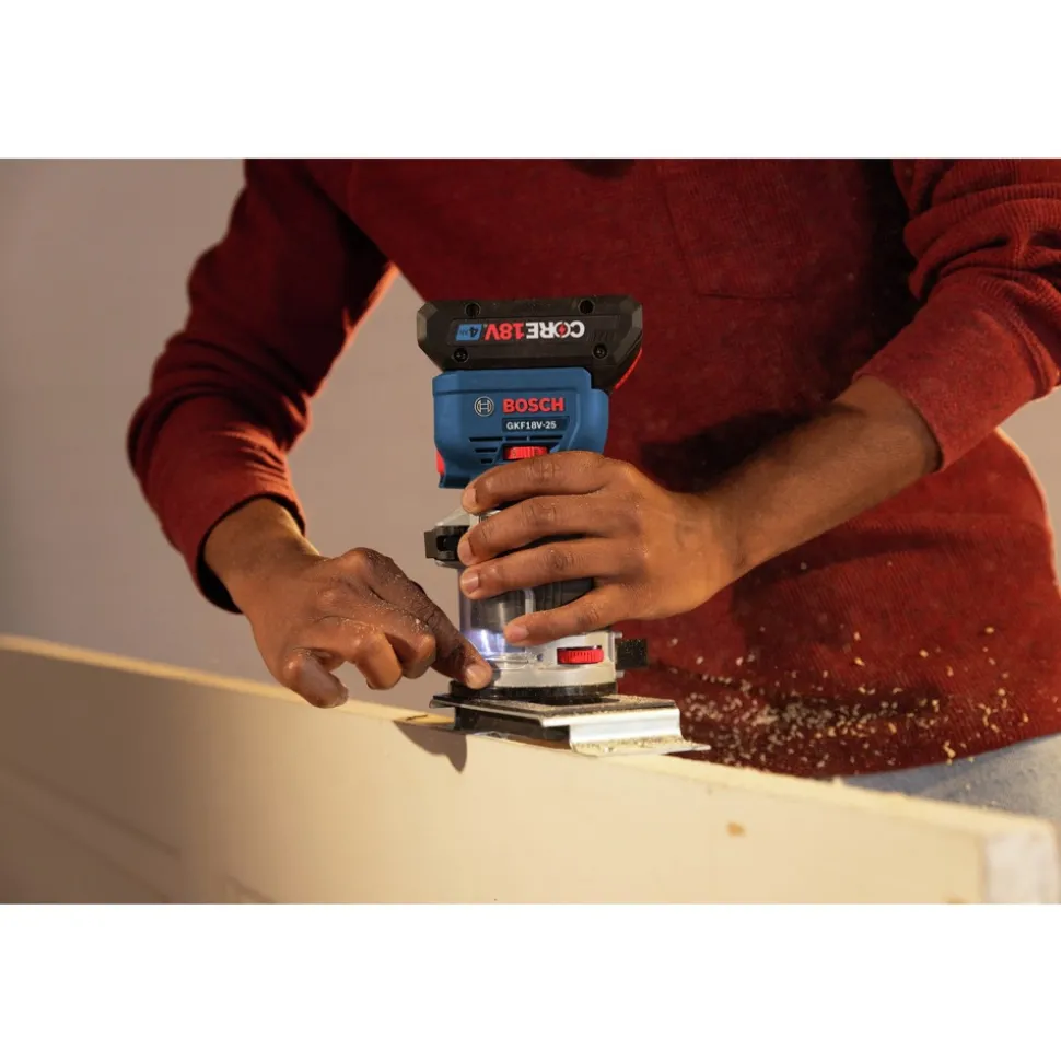 Factory Reconditioned Bosch 18V Brushless Lithium-Ion Cordless Colt Palm Router (Tool Only)
