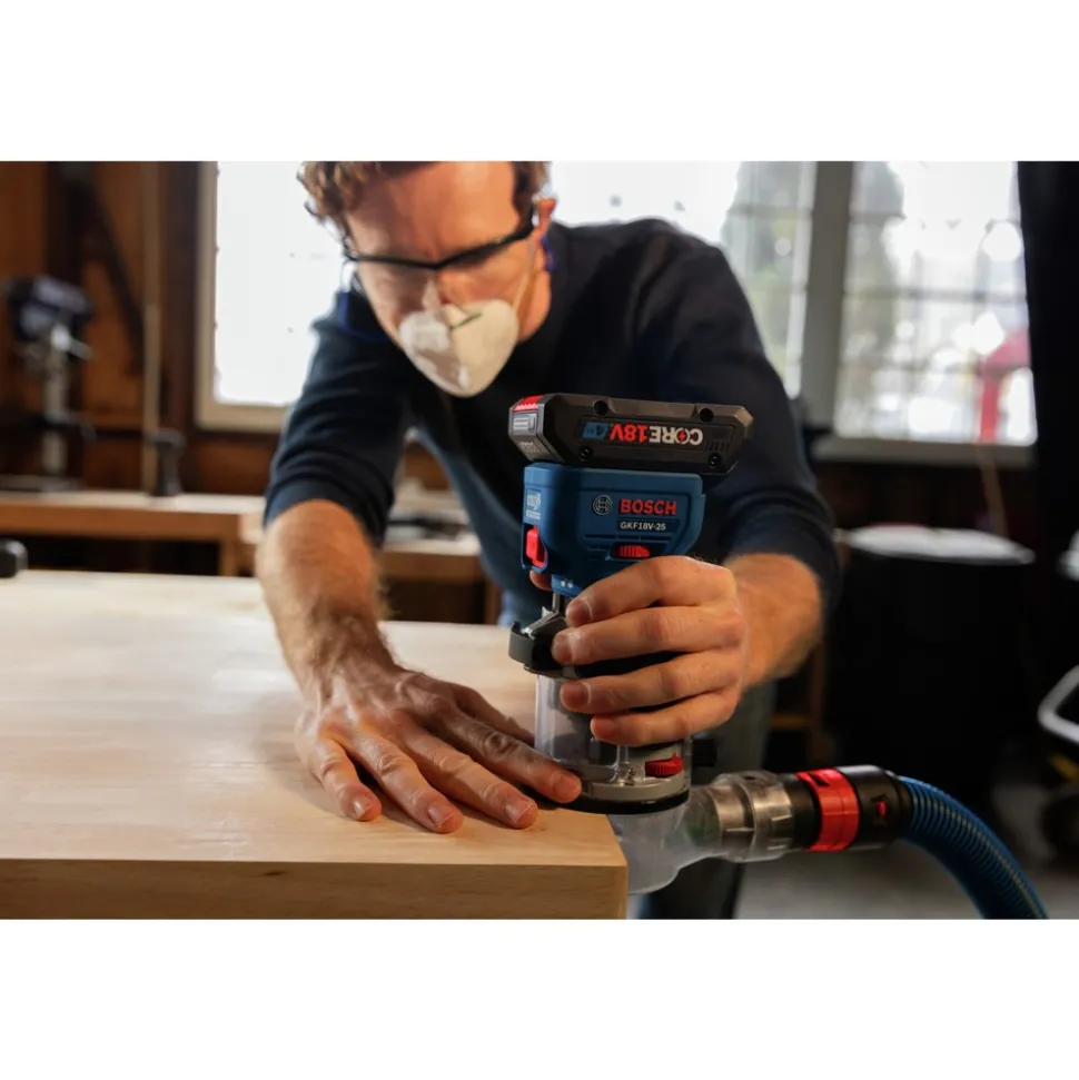 Factory Reconditioned Bosch 18V Brushless Lithium-Ion Cordless Colt Palm Router (Tool Only)