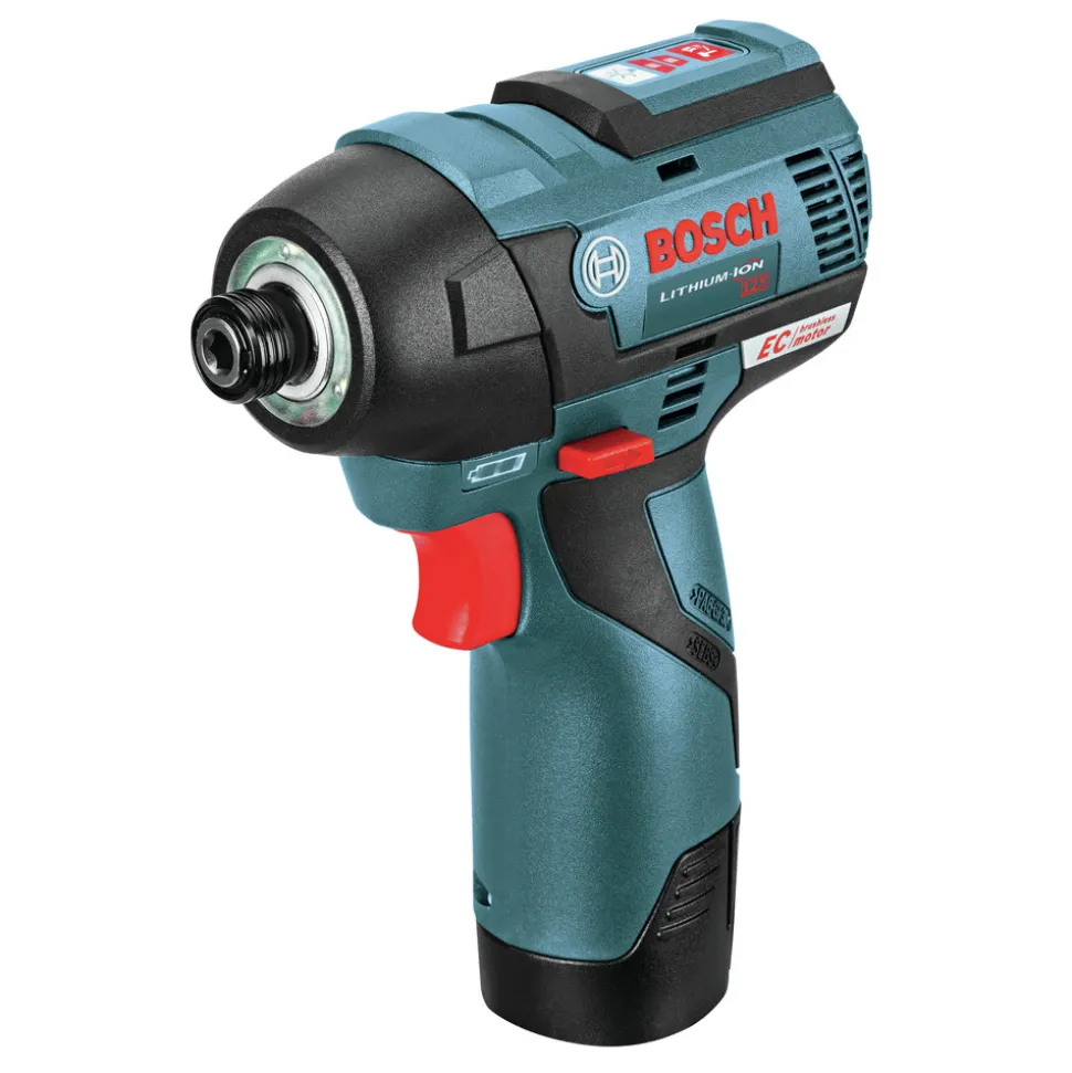 Factory Reconditioned Bosch 12V Max Brushless Lithium-Ion 3/8 in. Cordless Drill Driver/1/4 in. Hex impact Driver Combo Kit with 2 Batteries (2 Ah)