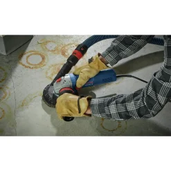 Factory Reconditioned Bosch 120V 10 Amp 4-1/2 in. Corded Ergonomic Angle Grinder with Lock-On Switch