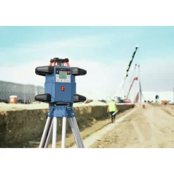 Factory Reconditioned Bosch 18V REVOLVE4000 Lithium-Ion Connected Self-Leveling Cordless Horizontal/Vertical Rotary Laser Kit (4 Ah)