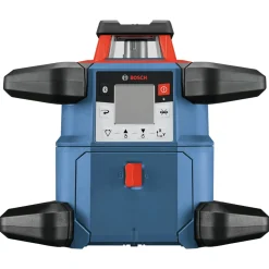 Factory Reconditioned Bosch 18V REVOLVE4000 Lithium-Ion Connected Self-Leveling Cordless Horizontal/Vertical Rotary Laser Kit (4 Ah)