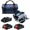 Factory Reconditioned Bosch 18V Brushless Lithium-Ion 6-1/2 in. Cordless Blade-Right Circular Saw Kit (4 Ah)