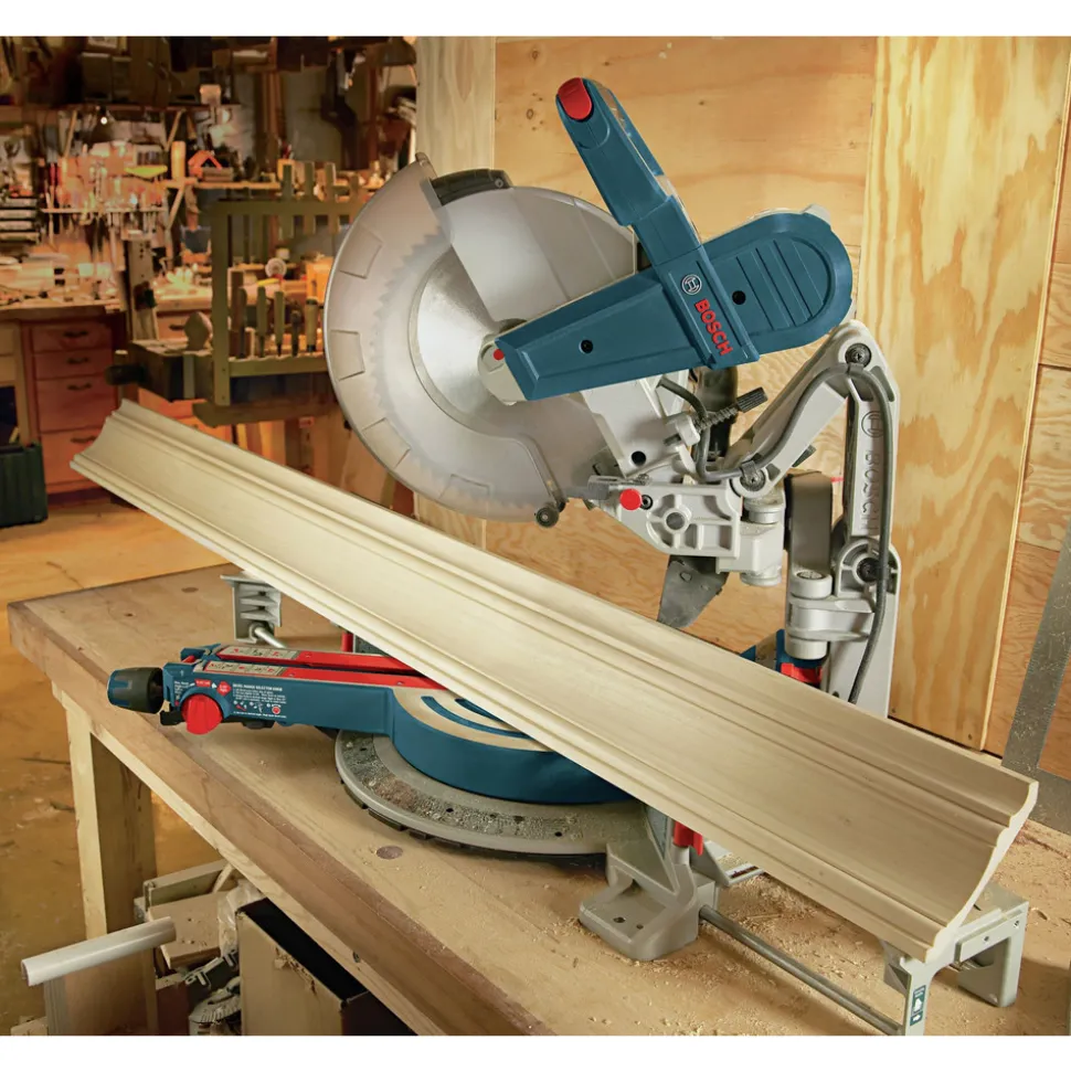 Factory Reconditioned Bosch 12 in. Dual-Bevel Glide Miter Saw