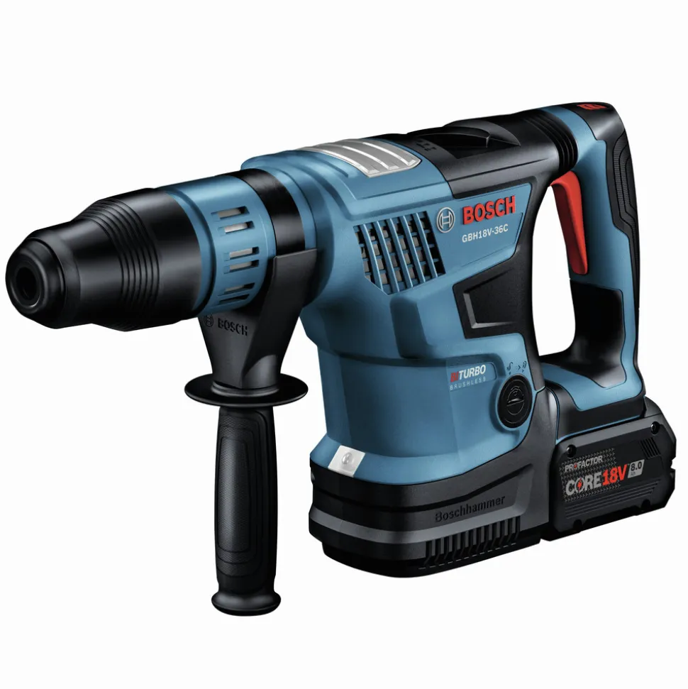 Factory Reconditioned Bosch 18V PROFACTOR Brushless Lithium-Ion 1-9/16 in. Cordless SDS-max Rotary Hammer Kit with BiTurbo Technology (8 Ah)