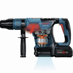 Factory Reconditioned Bosch 18V PROFACTOR Brushless Lithium-Ion 1-9/16 in. Cordless SDS-max Rotary Hammer Kit with BiTurbo Technology (8 Ah)