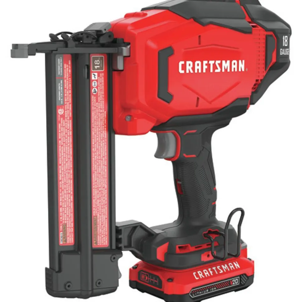 Factory Reconditioned Craftsman 20V Lithium-Ion 18 Gauge Cordless Brad Nailer Kit (1.5 Ah)