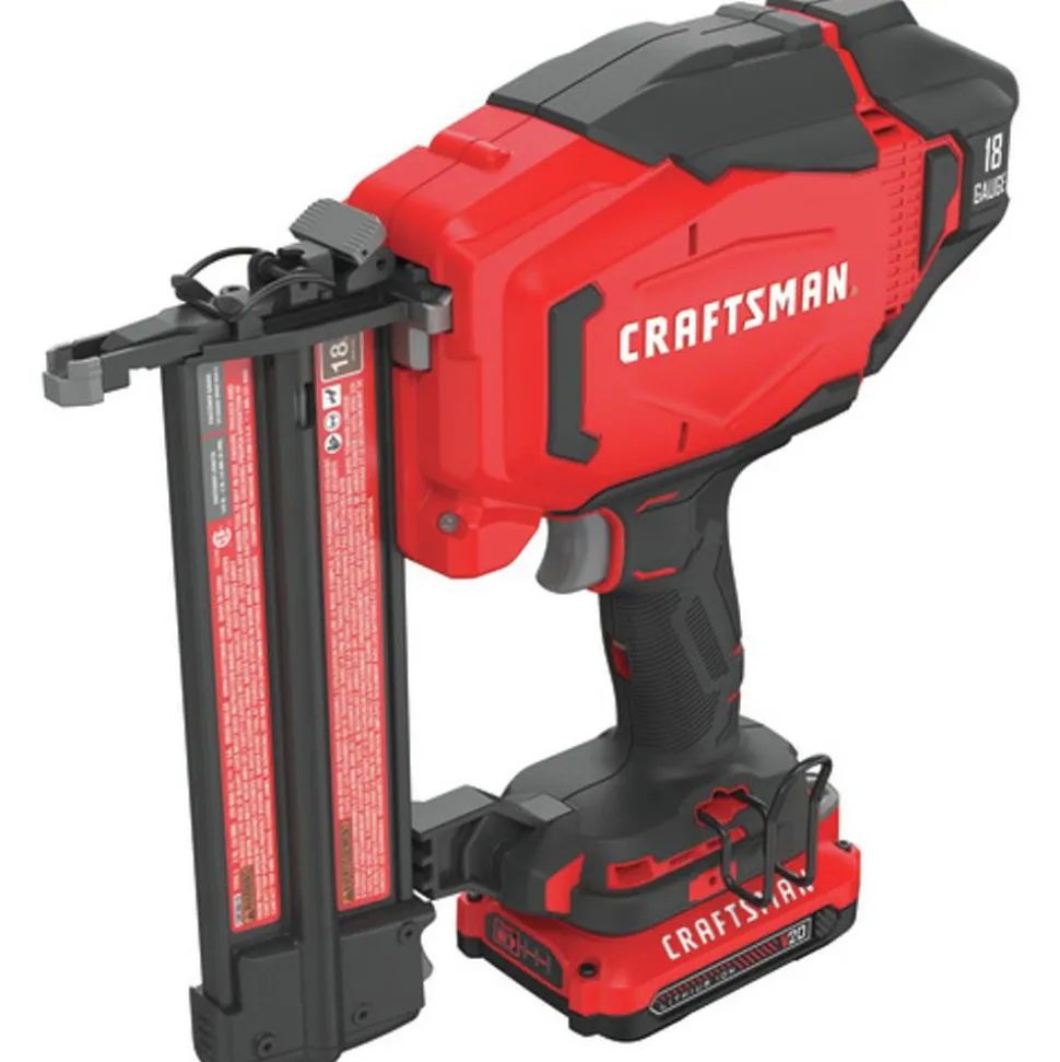 Factory Reconditioned Craftsman 20V Lithium-Ion 18 Gauge Cordless Brad Nailer Kit (1.5 Ah)