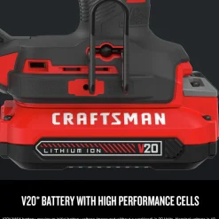 Factory Reconditioned Craftsman 20V Lithium-Ion 18 Gauge Cordless Brad Nailer Kit (1.5 Ah)