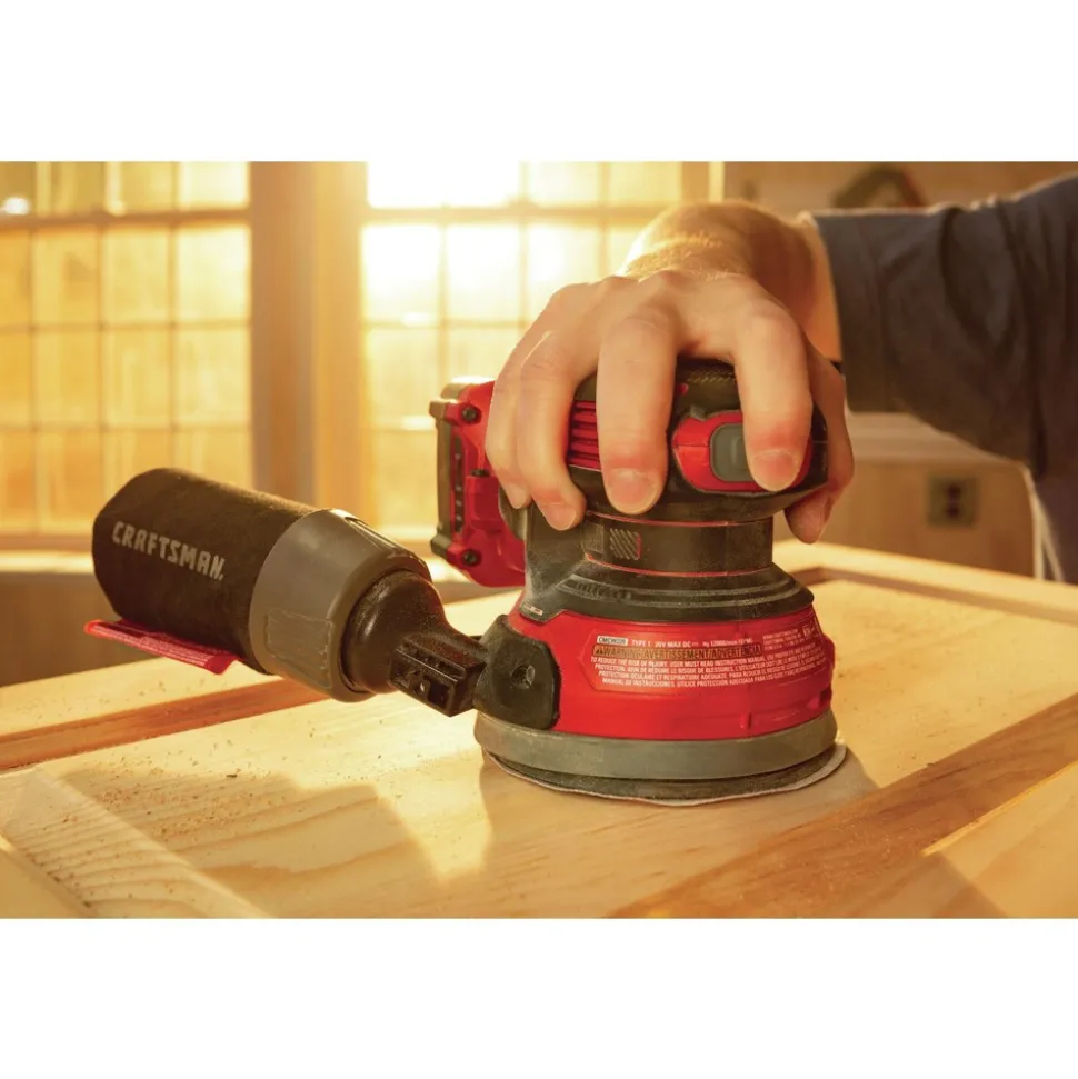 Factory Reconditioned Craftsman V20 Lithium-Ion Cordless Random Orbit Sander (Tool Only)
