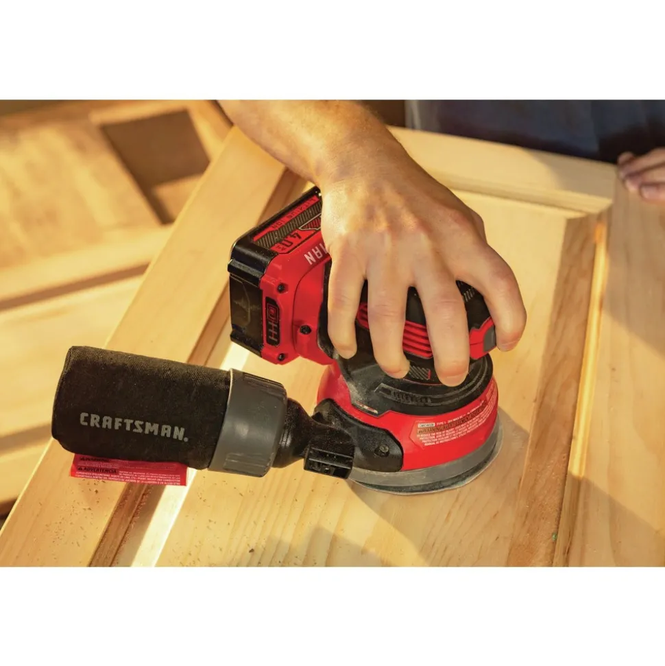 Factory Reconditioned Craftsman V20 Lithium-Ion Cordless Random Orbit Sander (Tool Only)