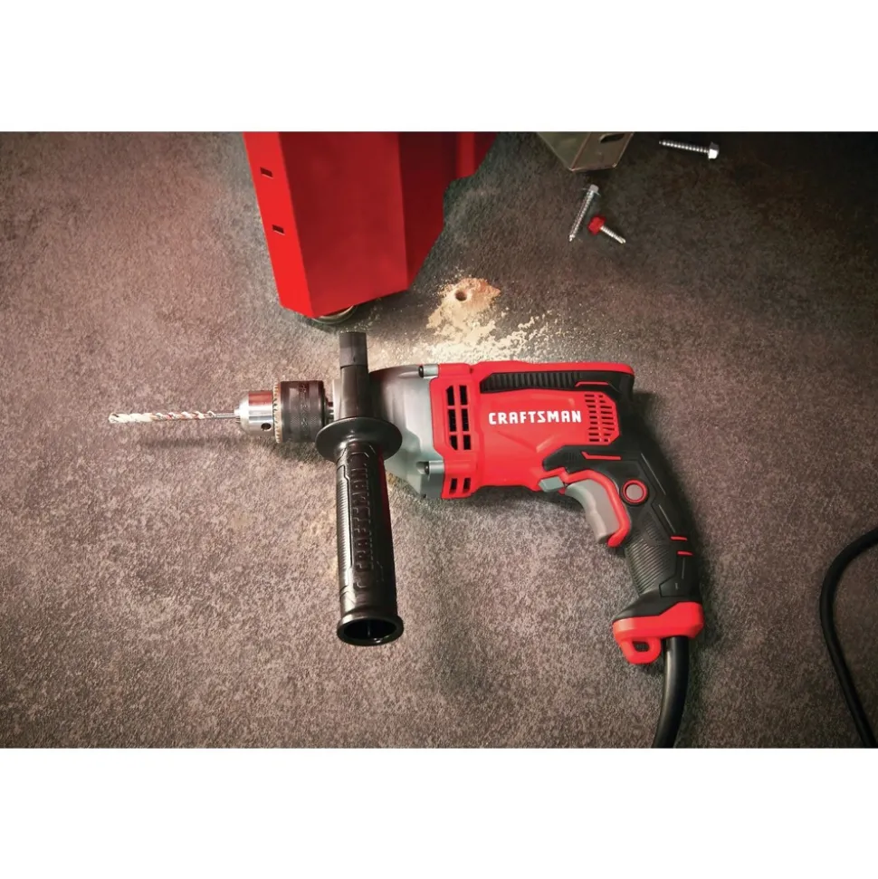 Factory Reconditioned Craftsman 7 Amp 1/2 in. Corded Hammer Drill