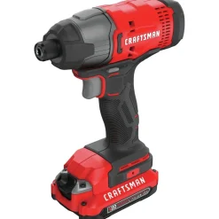 Factory Reconditioned Craftsman V20 Brushed Lithium-Ion 1/4 in. Cordless Impact Driver Kit (1.5 Ah)