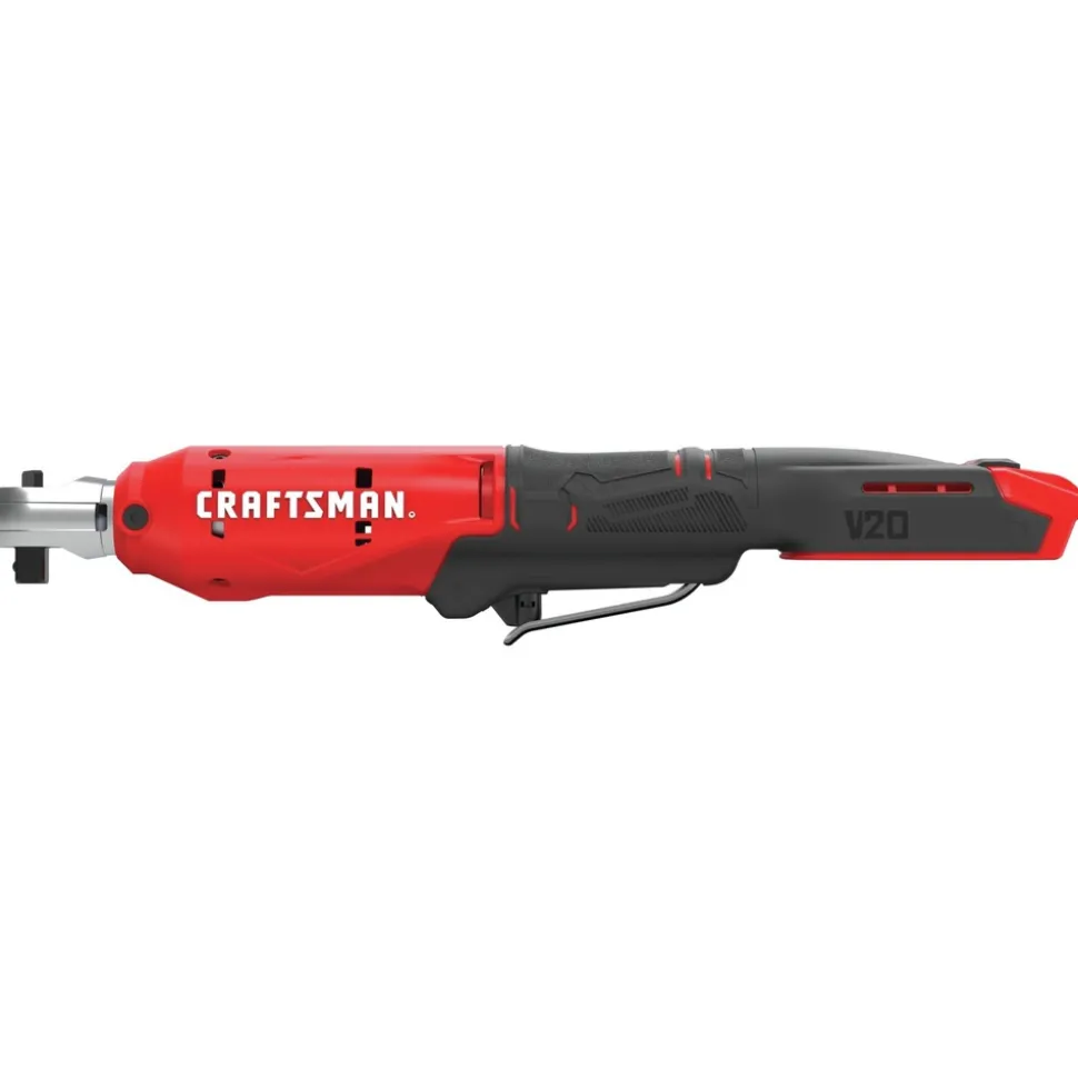 Factory Reconditioned Craftsman V20 Brushed Lithium-Ion 3/8 in. Cordless Drive Ratchet (Tool Only)