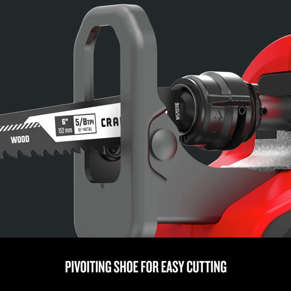 Factory Reconditioned Craftsman 20V Compact Lithium-Ion 1 in. Cordless Reciprocating Saw (Tool Only)