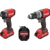 Factory Reconditioned Craftsman V20 BRUSHLESS RP Lithium-Ion 1/2 in. Cordless Drill Driver and 1/4 in. Impact Driver Combo Kit (1.5 Ah)