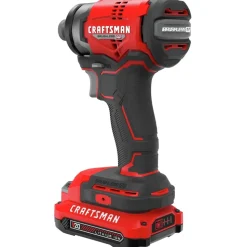 Factory Reconditioned Craftsman V20 BRUSHLESS RP Lithium-Ion 1/4 in. Cordless Impact Driver Kit (1.5 Ah)