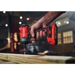 Factory Reconditioned Craftsman V20 BRUSHLESS RP Lithium-Ion 1/4 in. Cordless Impact Driver Kit (1.5 Ah)