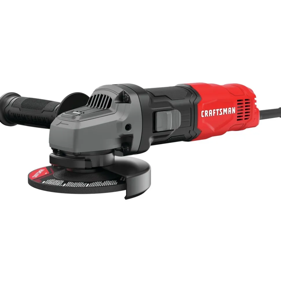 Factory Reconditioned Craftsman 6 Amp 4-1/2 in. Corded Small Angle Grinder