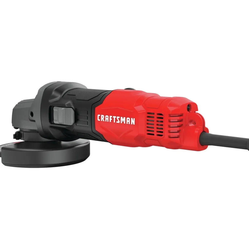 Factory Reconditioned Craftsman 6 Amp 4-1/2 in. Corded Small Angle Grinder
