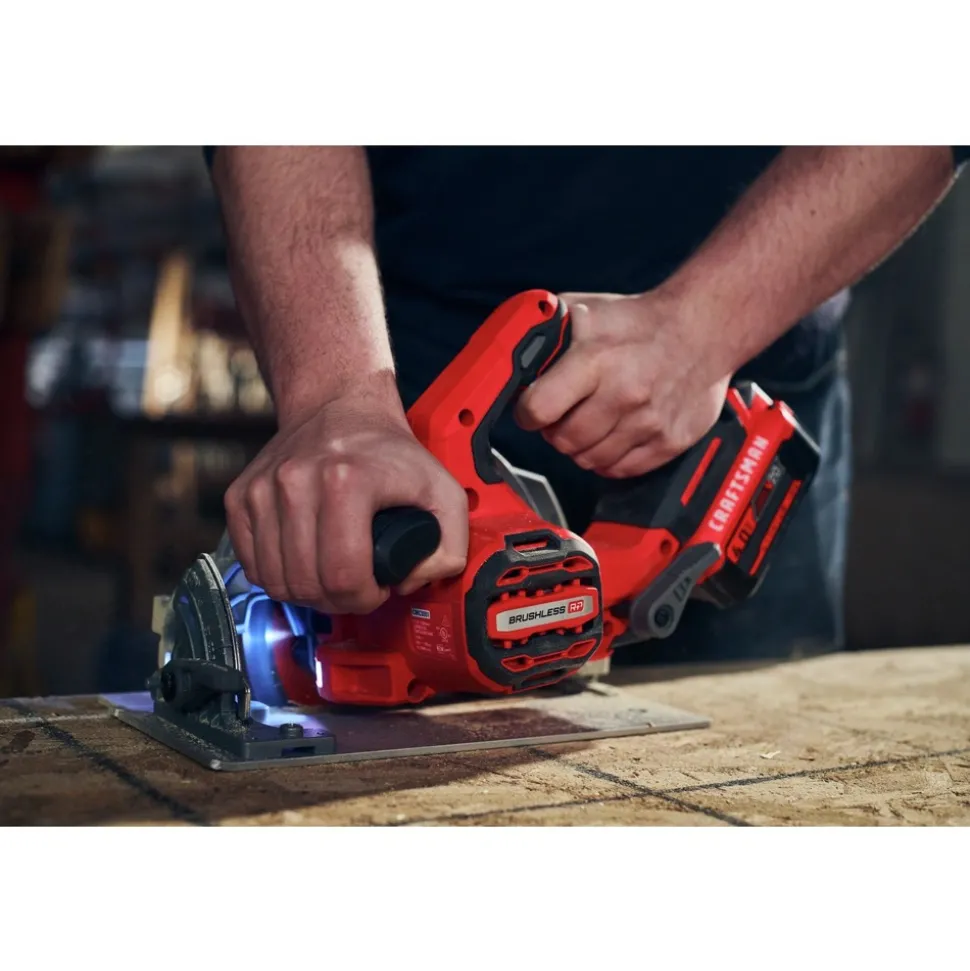 Factory Reconditioned Craftsman V20 Brushless RP Lithium-Ion Cordless 7-1/4 in. Circular Saw (Tool Only)