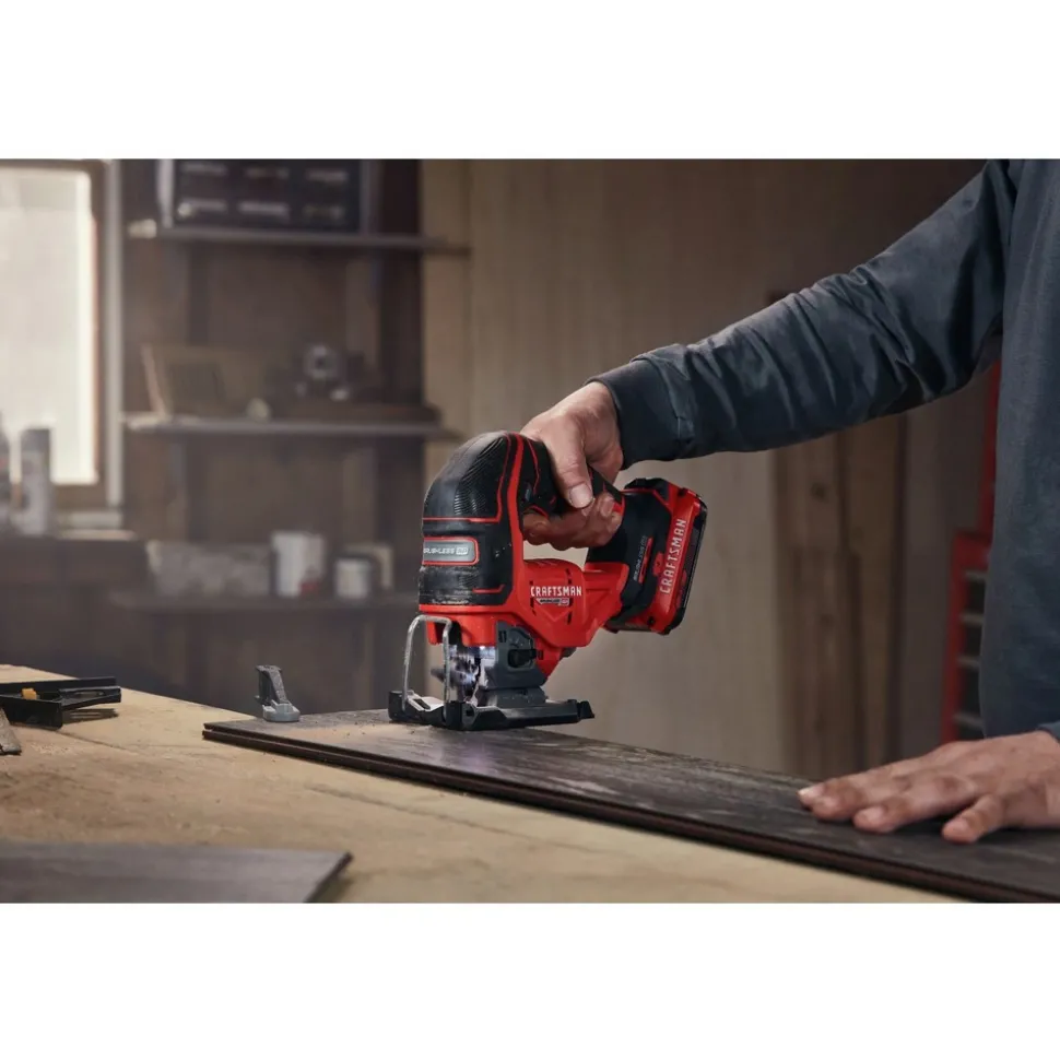Factory Reconditioned Craftsman V20 Brushless RP Lithium-Ion Cordless Jig Saw (Tool Only)