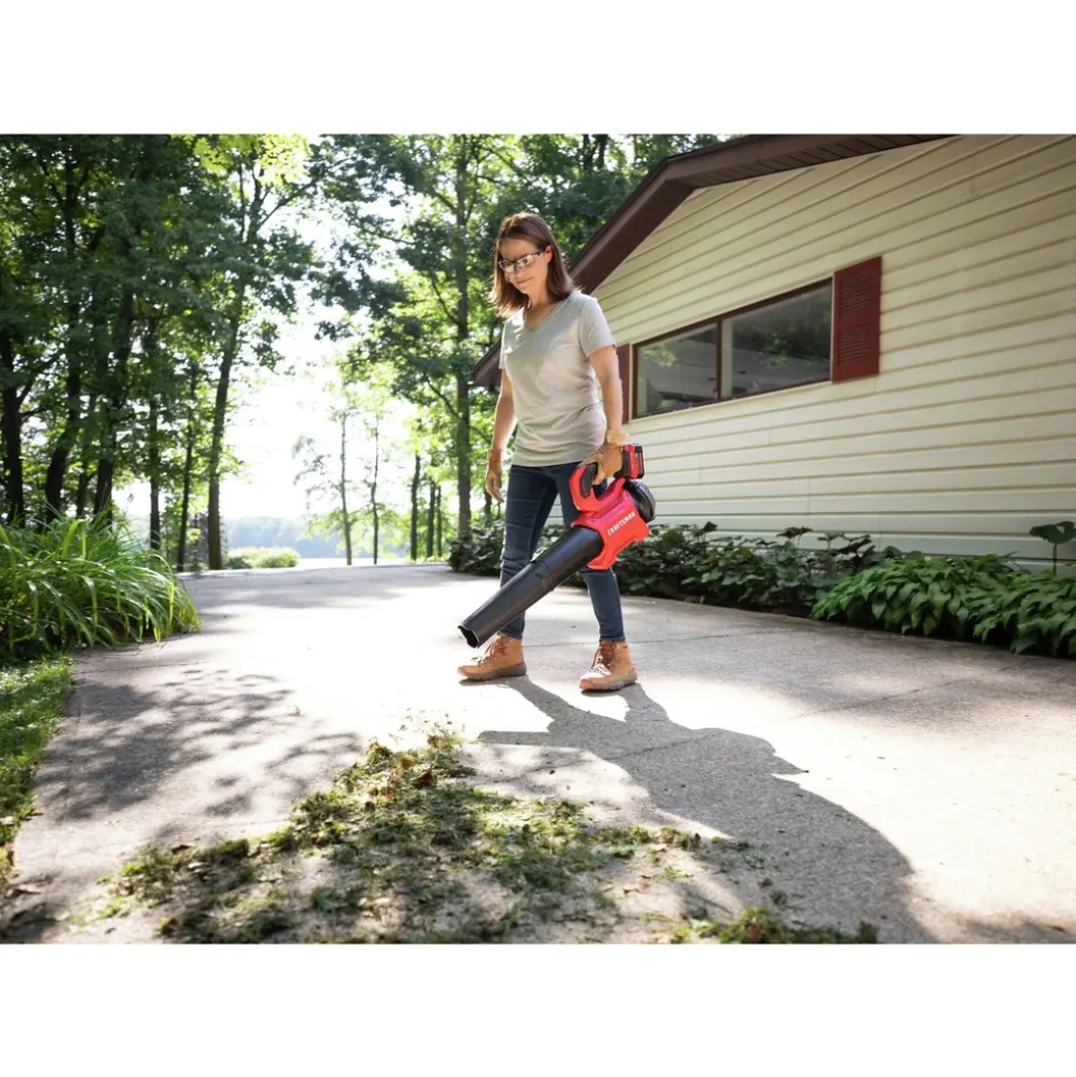 Factory Reconditioned Craftsman V20 Lithium-Ion Cordless String Trimmer and Blower Combo Kit (5 Ah)