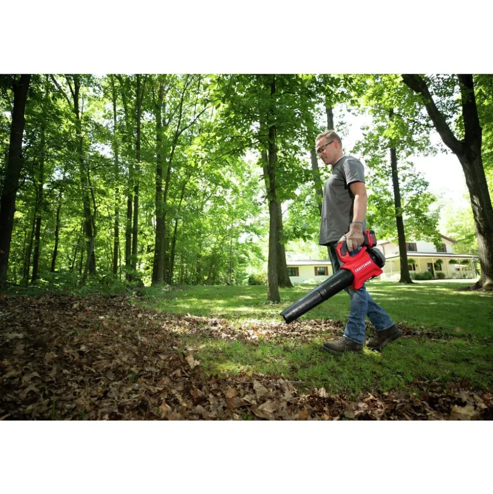 Factory Reconditioned Craftsman V20 Lithium-Ion Cordless String Trimmer and Blower Combo Kit (5 Ah)