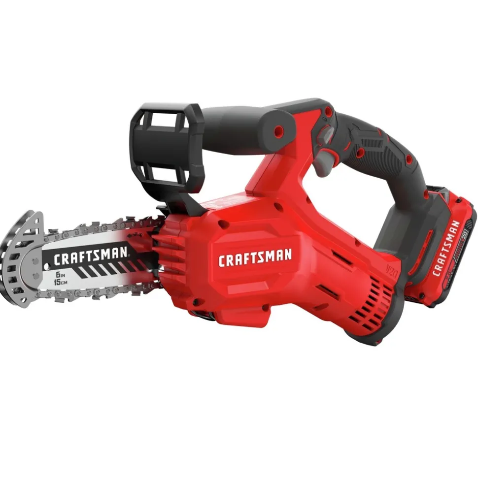 Factory Reconditioned Craftsman V20 Brushed Lithium-Ion Cordless Pruning Chainsaw Kit (2 Ah)