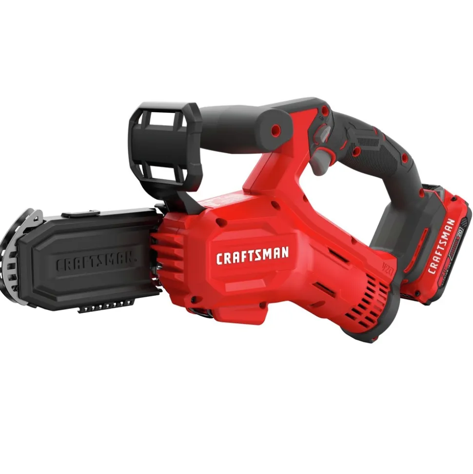 Factory Reconditioned Craftsman V20 Brushed Lithium-Ion Cordless Pruning Chainsaw Kit (2 Ah)
