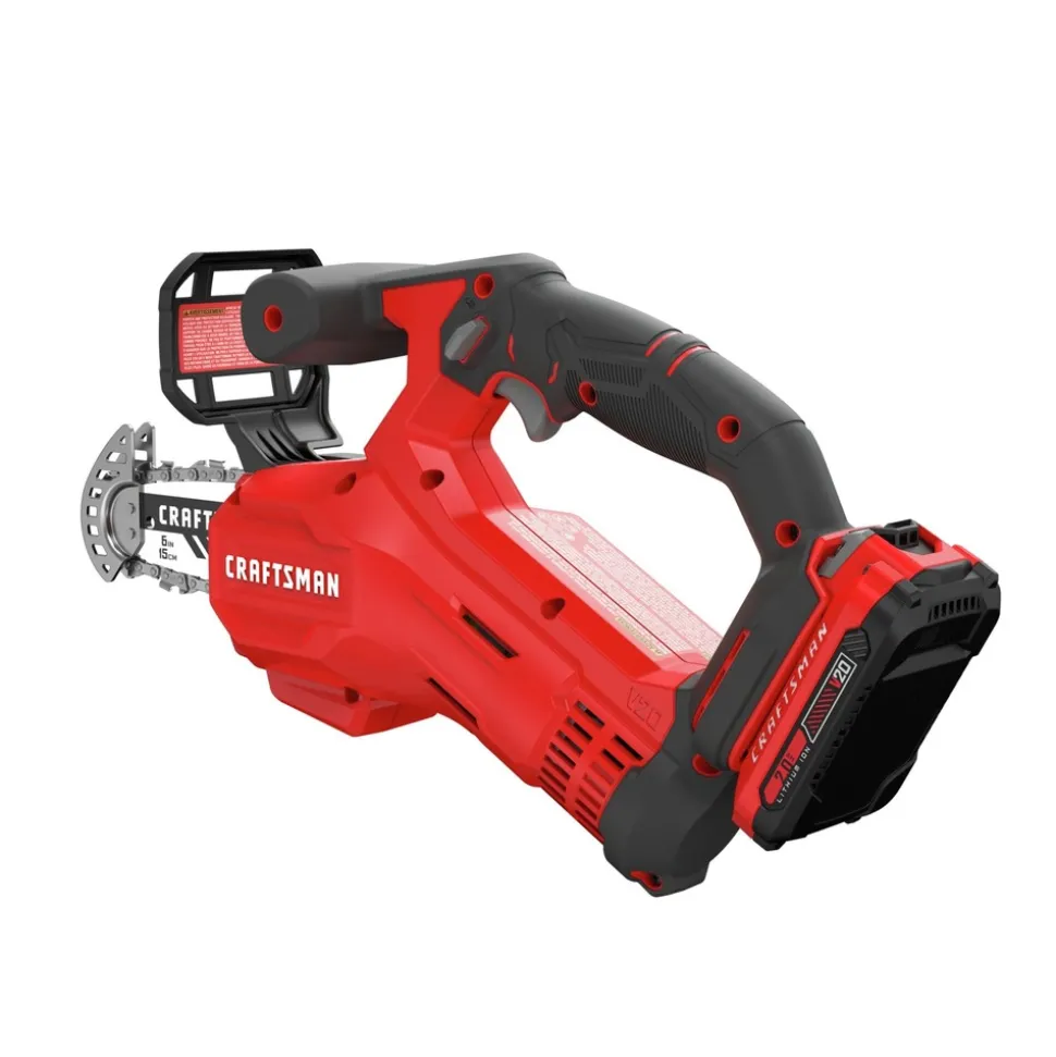 Factory Reconditioned Craftsman V20 Brushed Lithium-Ion Cordless Pruning Chainsaw Kit (2 Ah)