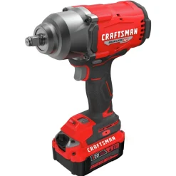 Factory Reconditioned Craftsman V20 Brushless RP Lithium-Ion 1/2 in. Drive Cordless High Torque Impact Wrench Kit with Hog Ring Anvil (4 Ah)