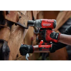 Factory Reconditioned Craftsman V20 Brushless RP Lithium-Ion 1/2 in. Drive Cordless High Torque Impact Wrench Kit with Hog Ring Anvil (4 Ah)