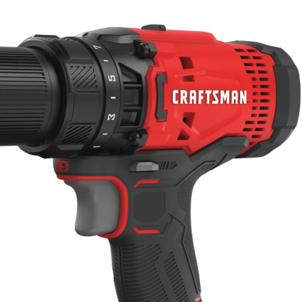 Factory Reconditioned Craftsman 20V Variable Speed Lithium-Ion 1/2 in. Cordless Drill Driver and 1/4 in. Impact Driver Combo Kit (1.3 Ah)