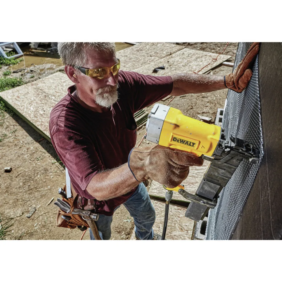 Factory Reconditioned Dewalt 16-Gauge Wide Crown Lathing Stapler