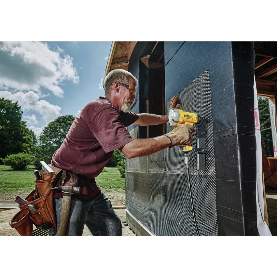 Factory Reconditioned Dewalt 16-Gauge Wide Crown Lathing Stapler