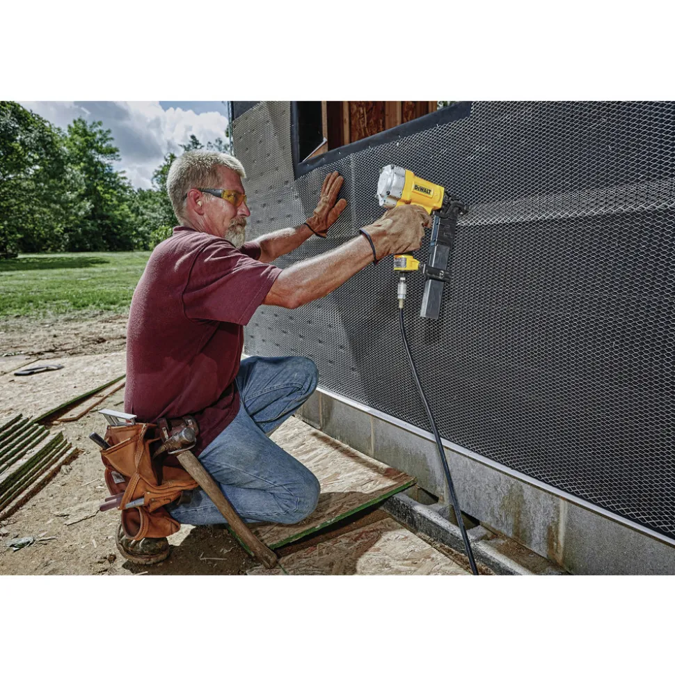 Factory Reconditioned Dewalt 16-Gauge Wide Crown Lathing Stapler