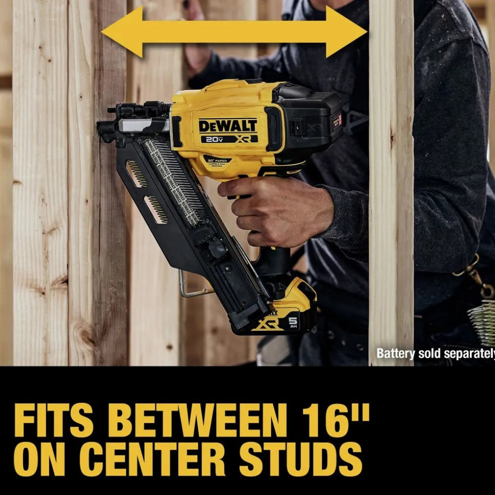 Factory Reconditioned Dewalt 20V MAX XR Lithium-Ion Brushless Paper Collated 30-Degree Cordless Framing Nailer (Tool Only)