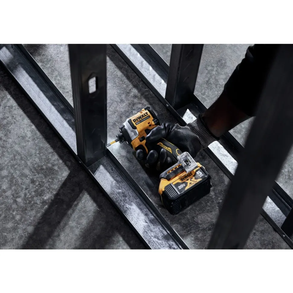 Factory Reconditioned Dewalt 20V MAX ATOMIC Brushless 3-Speed Lithium-Ion 1/4 in. Cordless Impact Driver Kit (5 Ah)