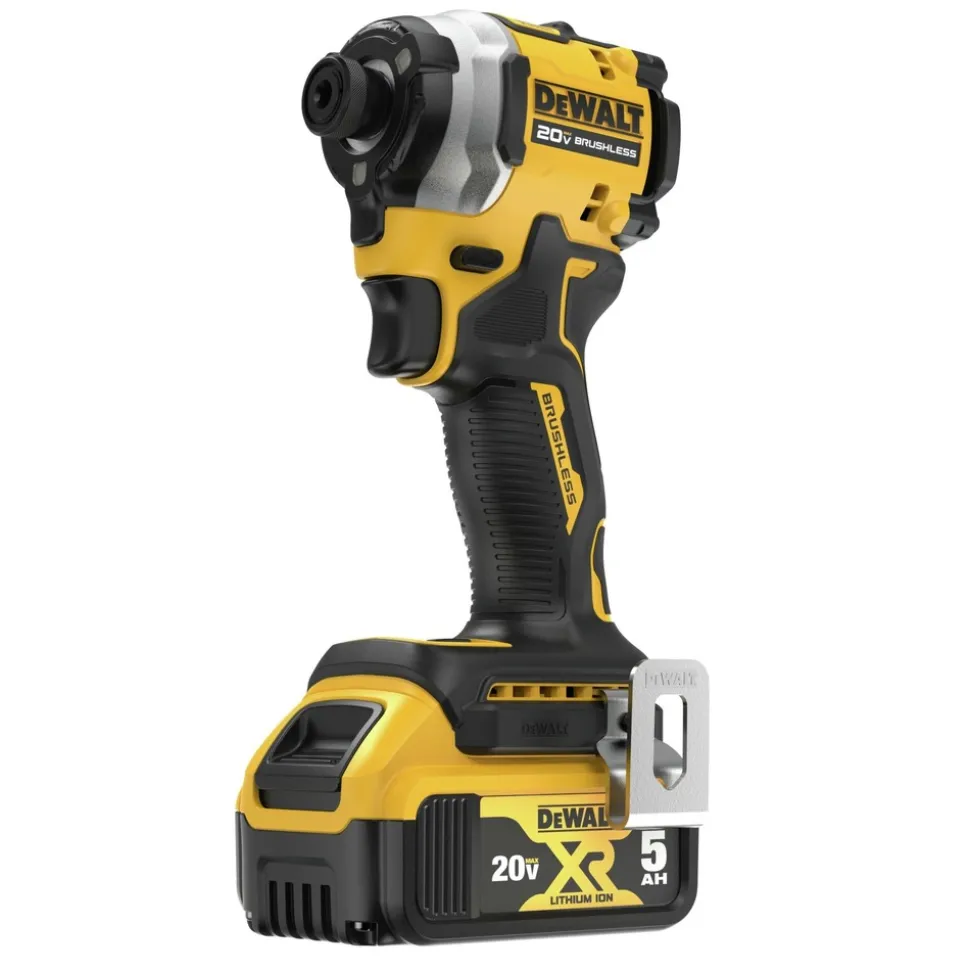 Factory Reconditioned Dewalt 20V MAX ATOMIC Brushless 3-Speed Lithium-Ion 1/4 in. Cordless Impact Driver Kit (5 Ah)