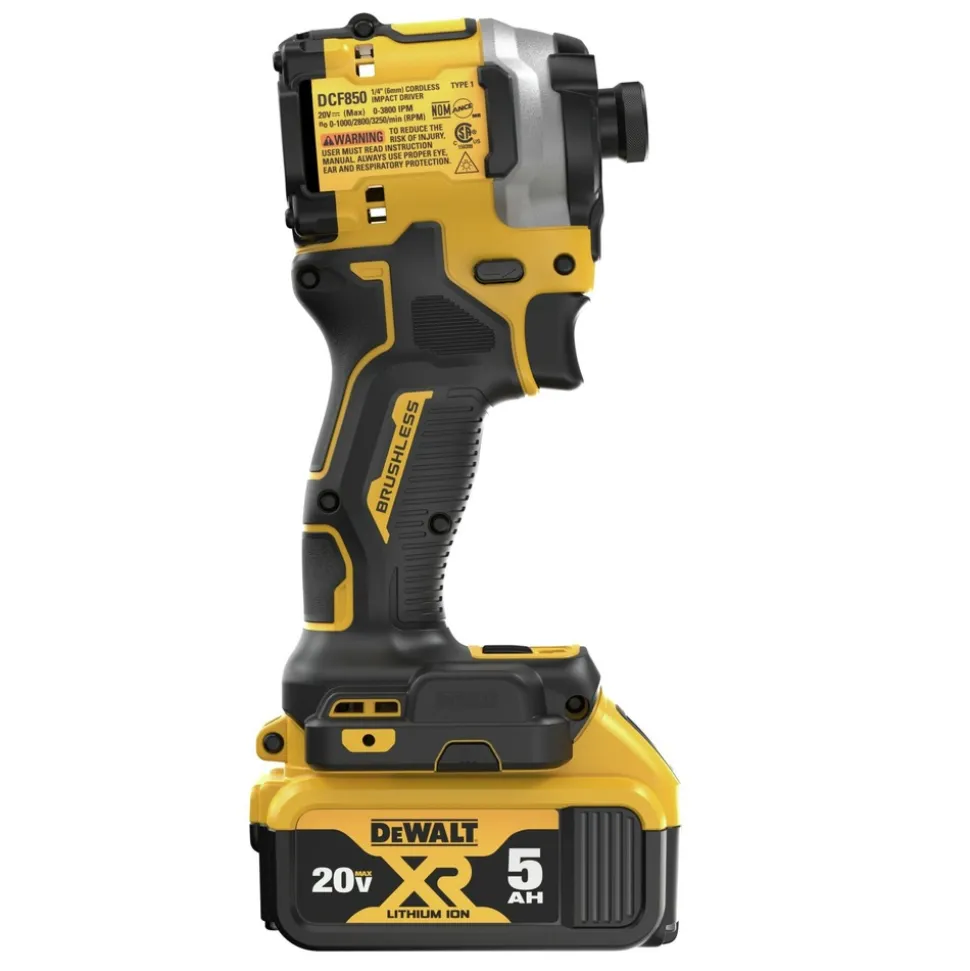 Factory Reconditioned Dewalt 20V MAX ATOMIC Brushless 3-Speed Lithium-Ion 1/4 in. Cordless Impact Driver Kit (5 Ah)