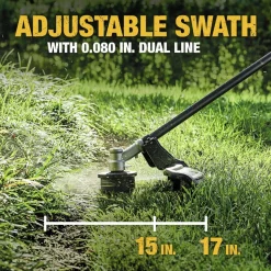 Factory Reconditioned Dewalt 60V MAX Brushless Lithium-Ion 17 in. Cordless String Trimmer (Tool Only)