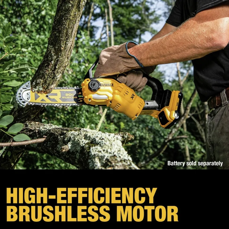 Factory Reconditioned Dewalt 20V MAX Lithium-Ion Brushless 8 in. Cordless Pruning Chainsaw (Tool Only)