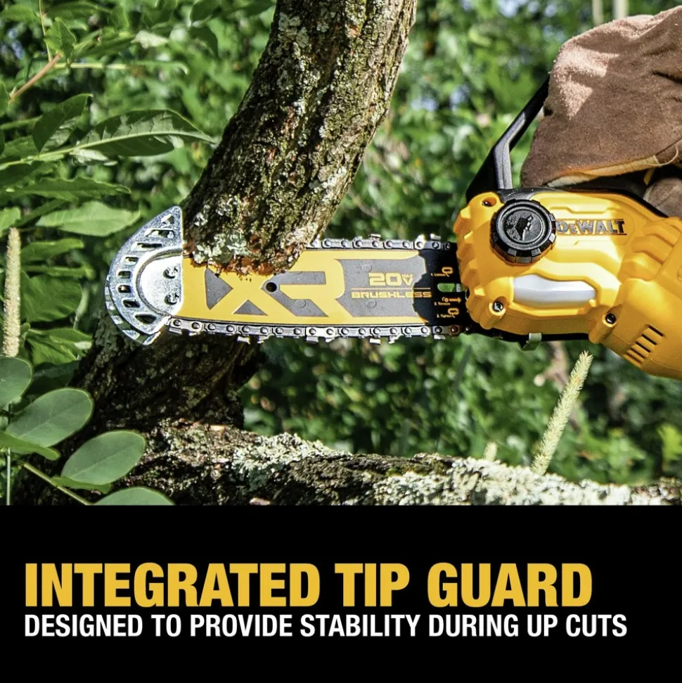 Factory Reconditioned Dewalt 20V MAX Lithium-Ion Brushless 8 in. Cordless Pruning Chainsaw (Tool Only)
