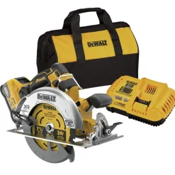 Factory Reconditioned Dewalt 20V MAX XR Lithium-Ion Brushless 7-1/4 in. Cordless Circular Saw Kit with POWERPACK (8 Ah)