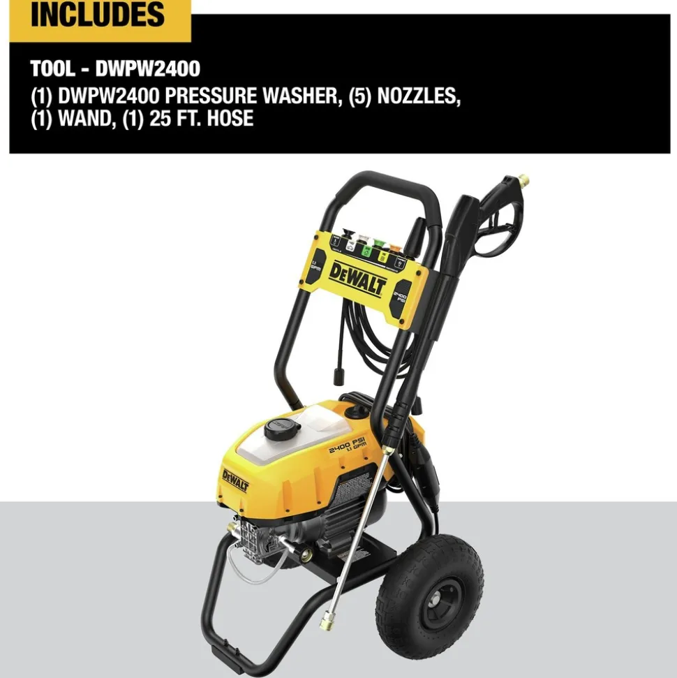 Factory Reconditioned Dewalt 13 Amp 2400 PSI 1.1 GPM Cold-Water Corded Pressure Washer